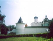 Вид на Борисоглебский монастырь с ул. Минина