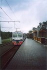 Железнодорожная станция "Дубна" и электропоезд-экспресс на Москву