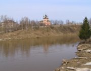 Еще один вид с реки Кашинки на Ильино-Преображенскую церковь