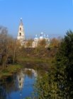 Еще один вид Воскресенского собора и реки Кашинки