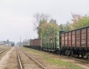 Железнодорожная станция Весьегонск и грузо-пассажирский поезд